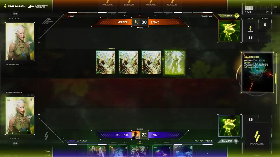 Ardent Arena — Game UI · Motion