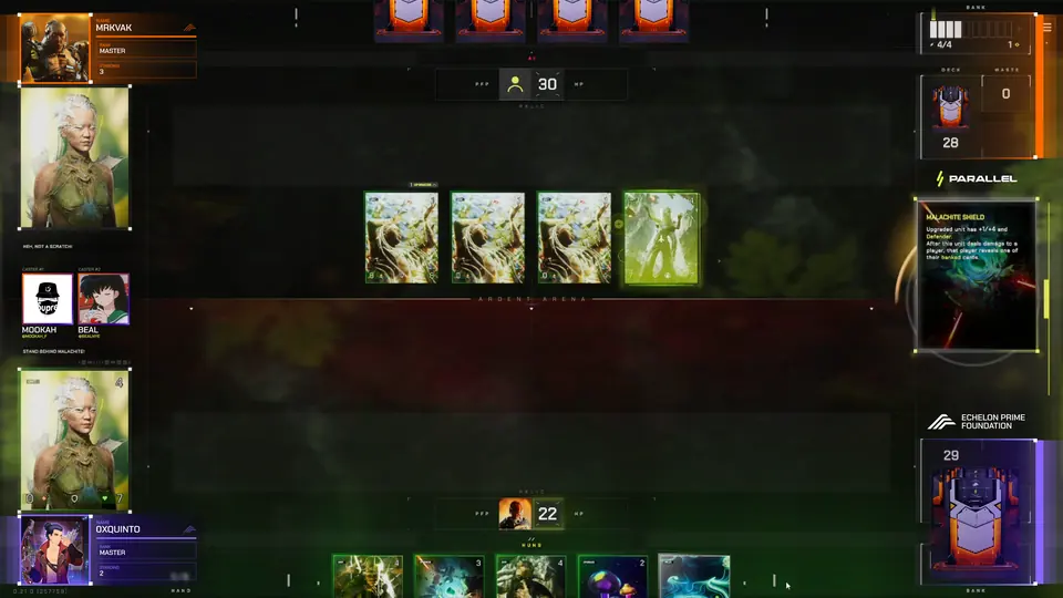 Ardent Arena — Game UI · Motion