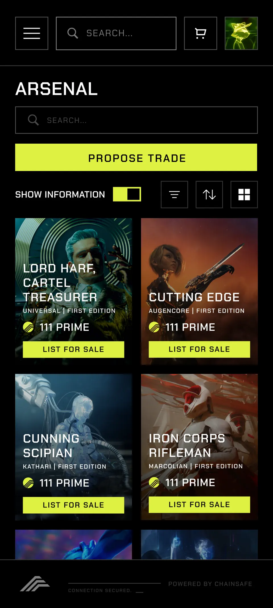 Marketplace — Mobile
