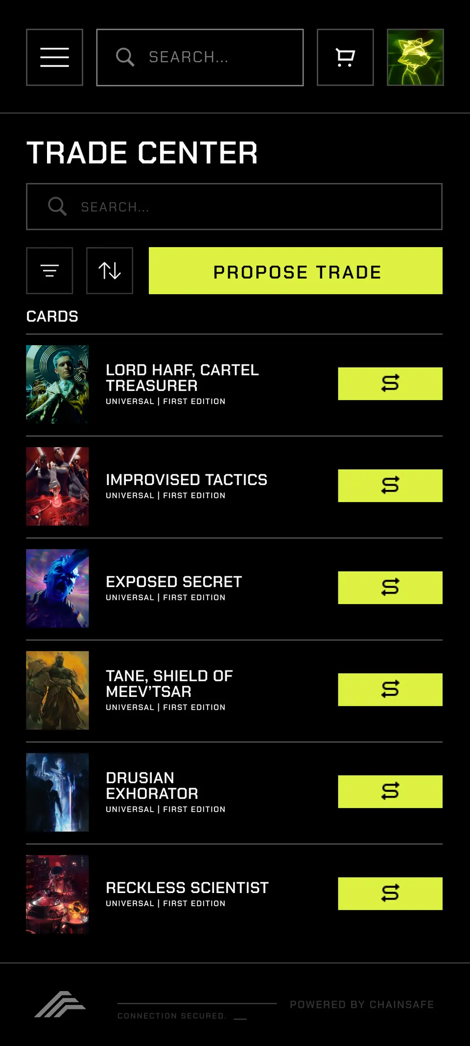 Marketplace — Mobile