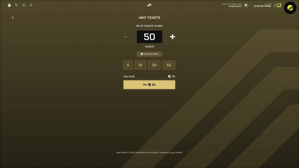 Raffles — Product UI