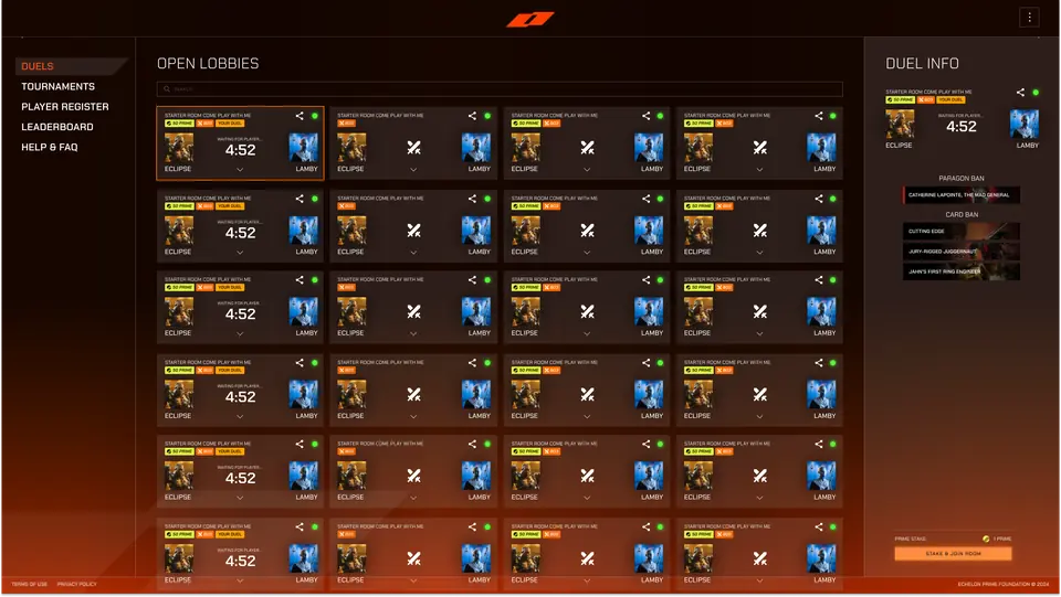 Versus — Tournament UI